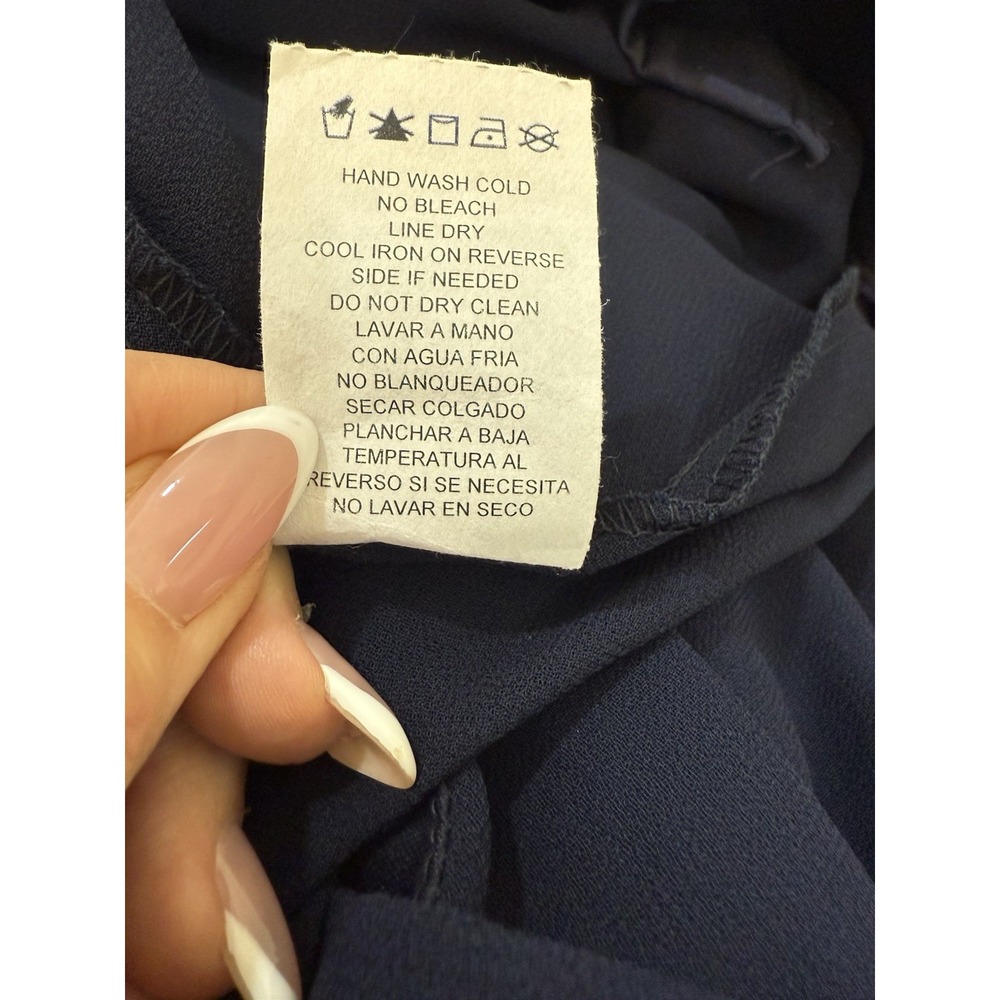 R&M Richards Navy Maxi Dress with Embellishments - Picture 11 of 12